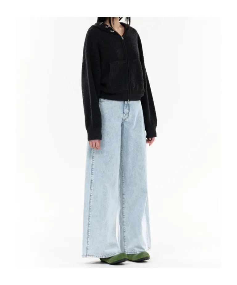 Side-Tuck Denim
