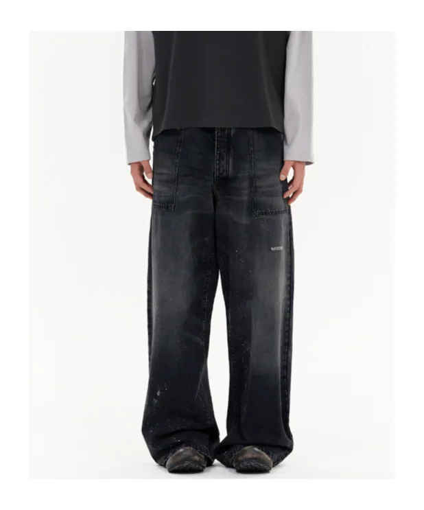 Patch Pocket Jeans
