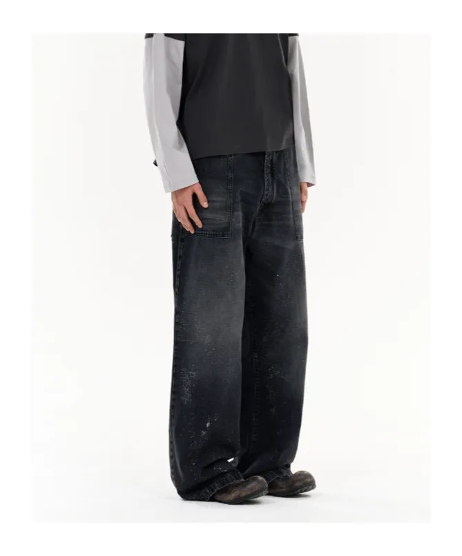 Patch Pocket Jeans