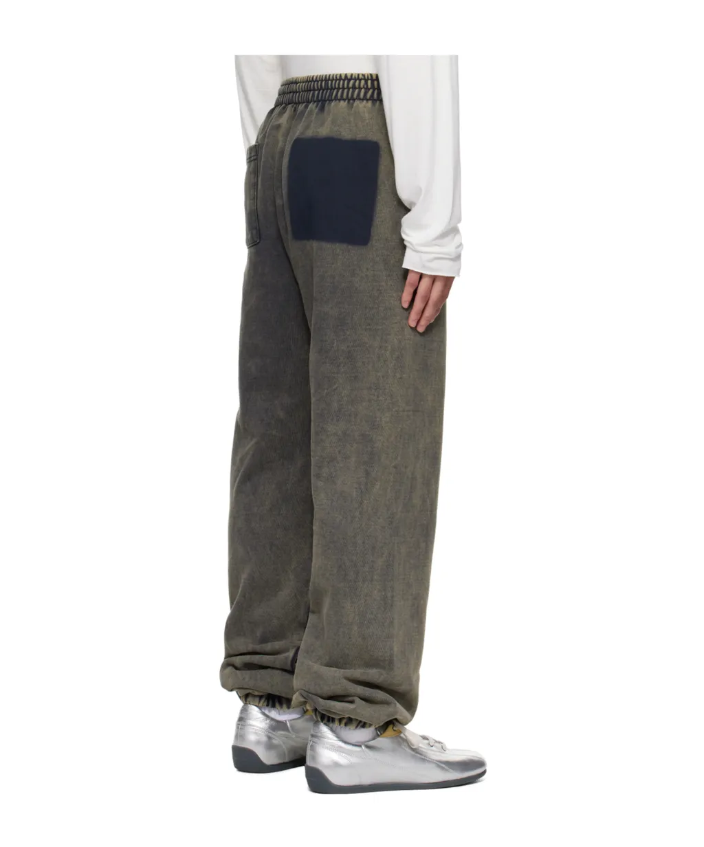 Elasticated-Cuff Logo Trousers