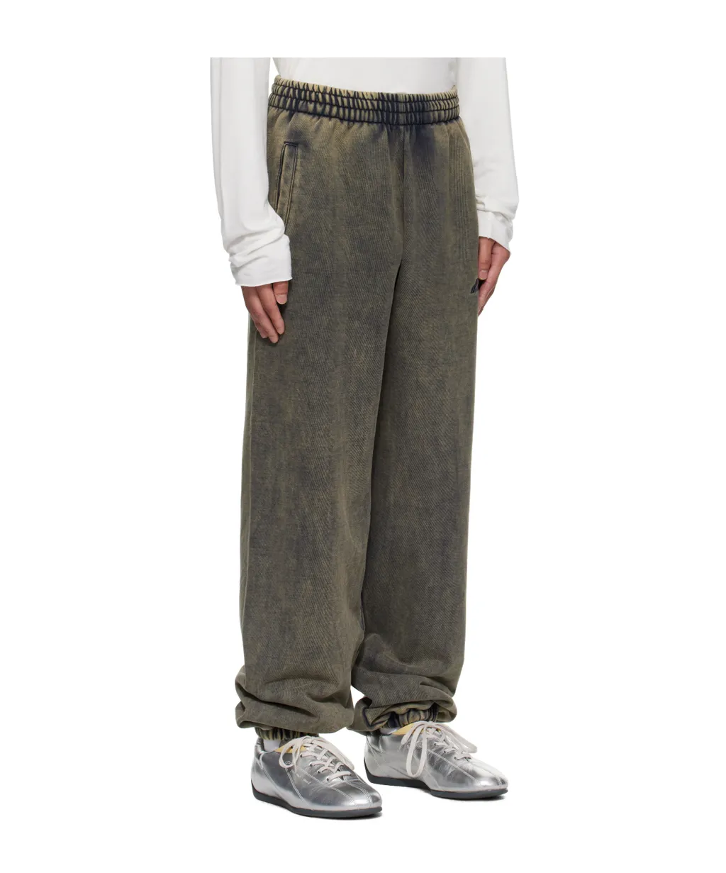 Elasticated-Cuff Logo Trousers