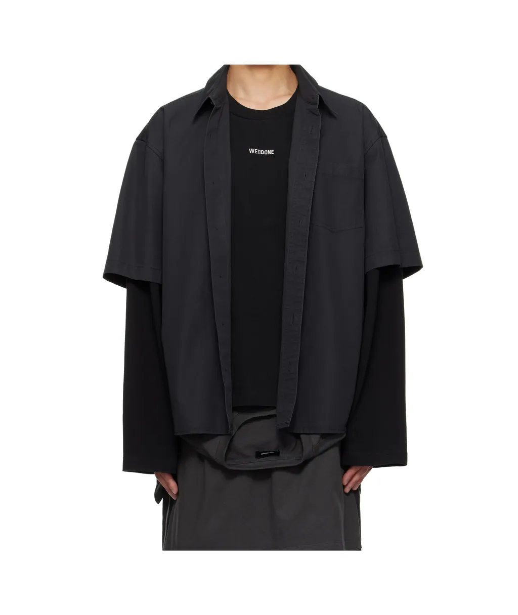 Double-Layered Cotton Shirt