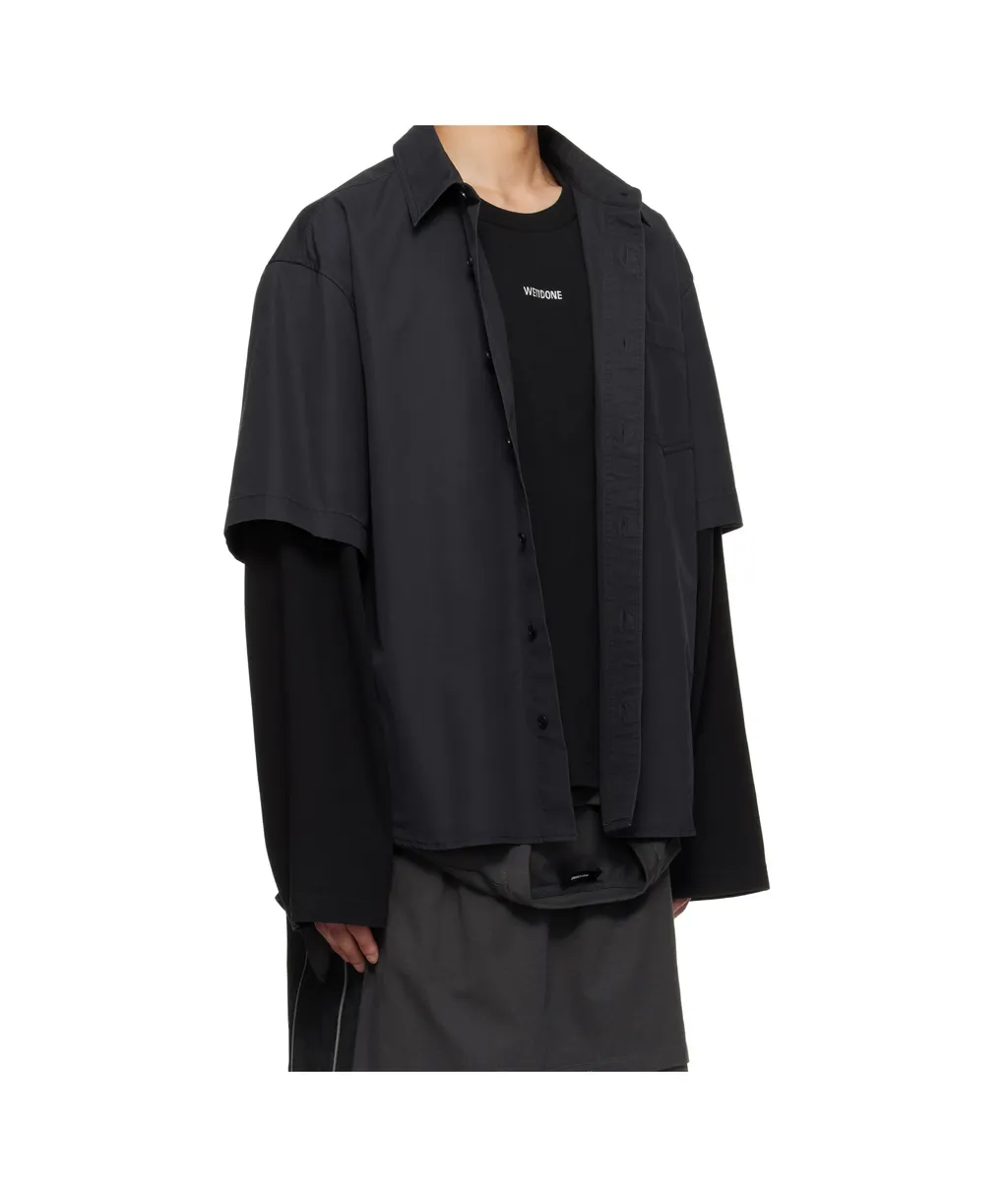 Double-Layered Cotton Shirt