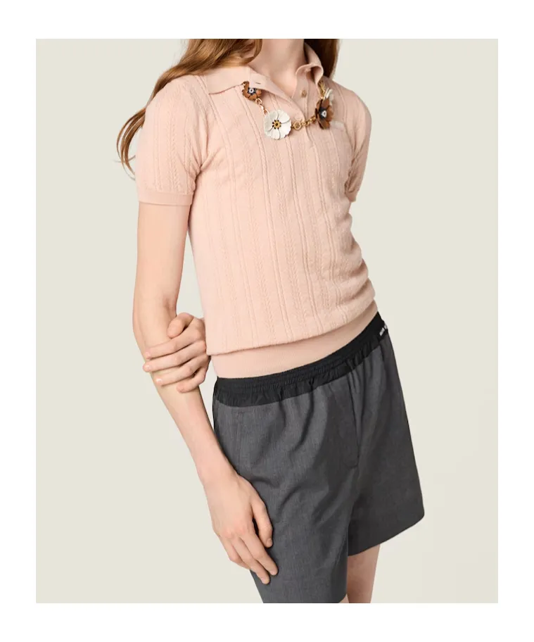 Cashmere Polo Sweater