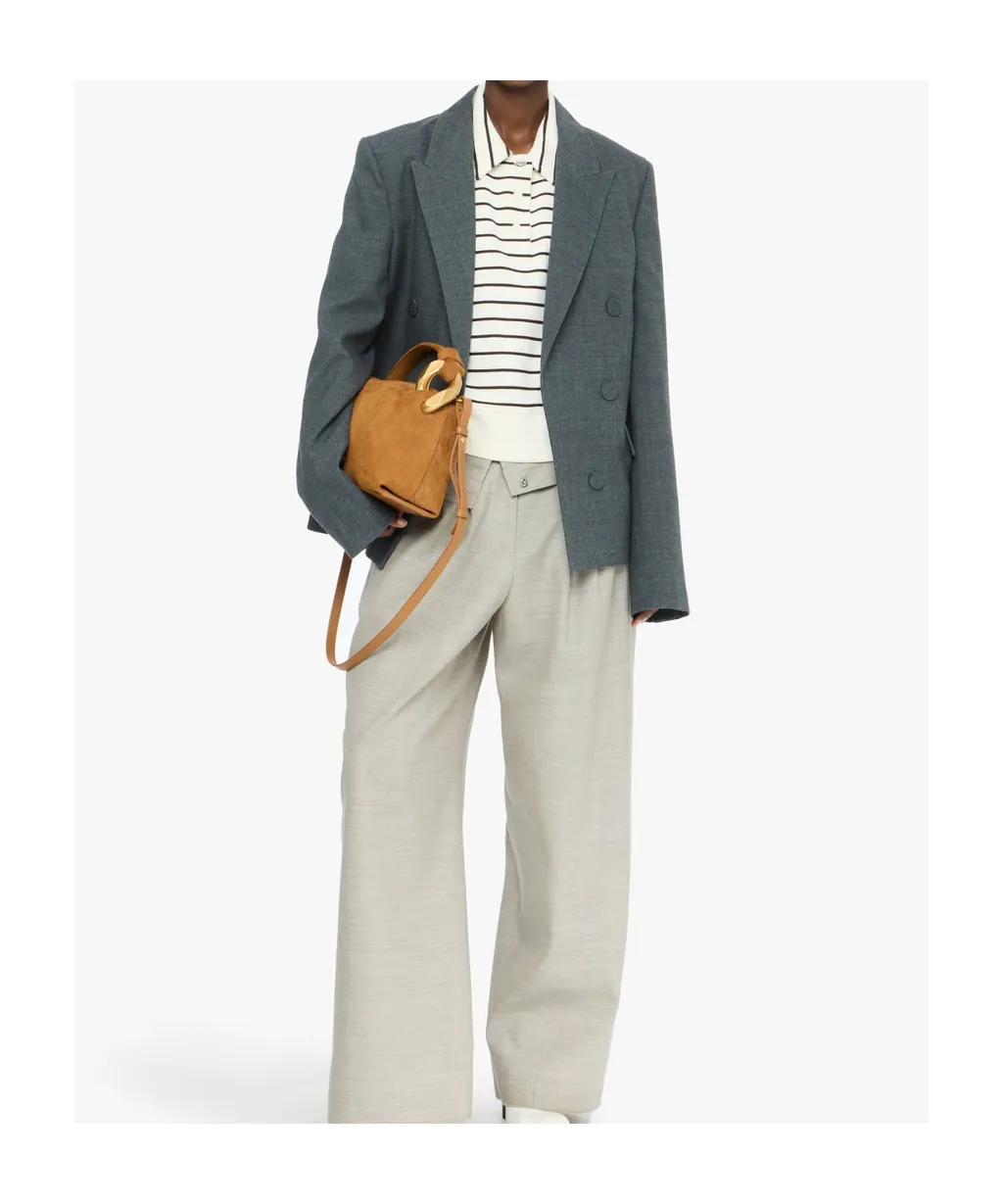 Double-Breasted Wool Blazer