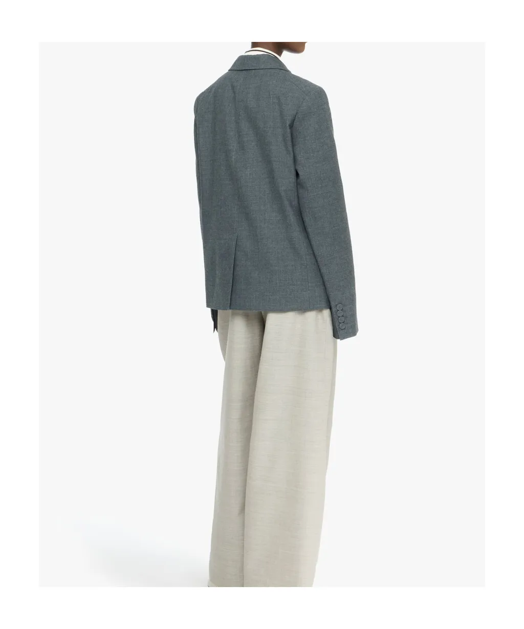 Double-Breasted Wool Blazer