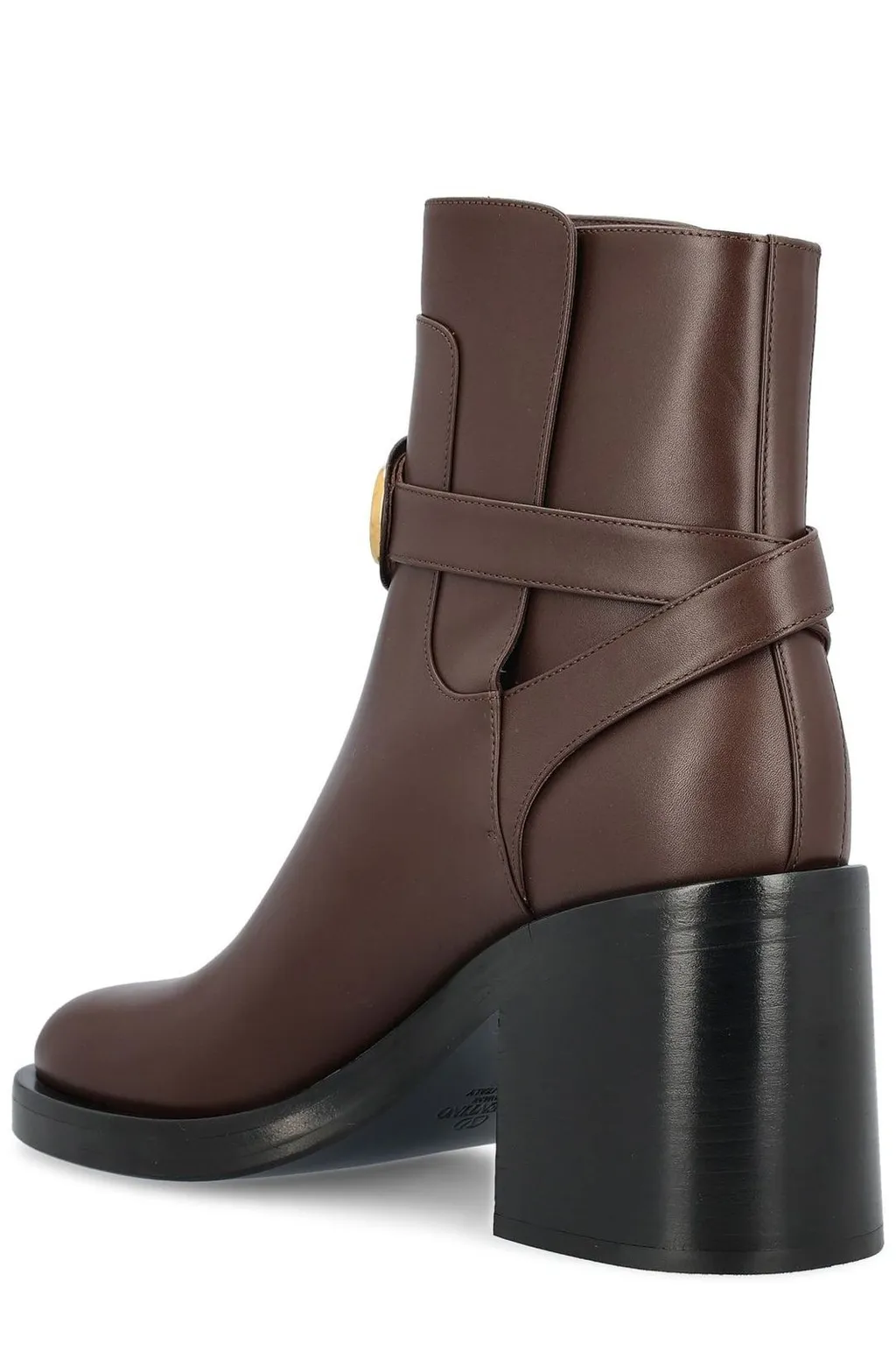 Valentino Vlogo Signature Block Heel Ankle Boots