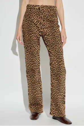 Leopard Print Casual Pants