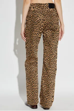 Leopard Print Casual Pants
