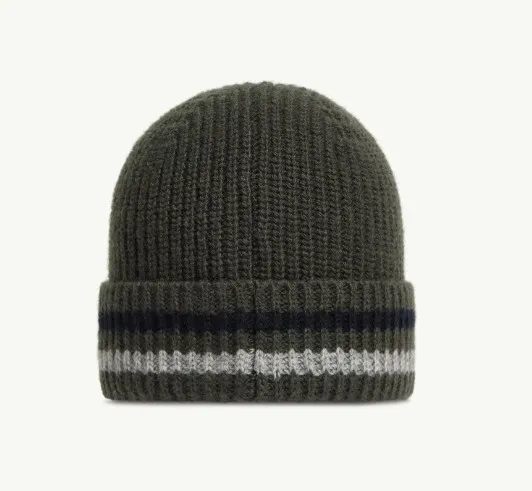 Striped Wool Beanie