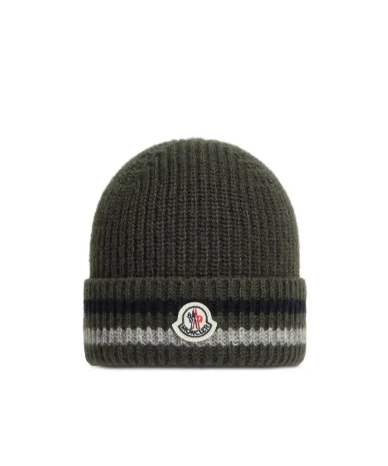 Striped Wool Beanie