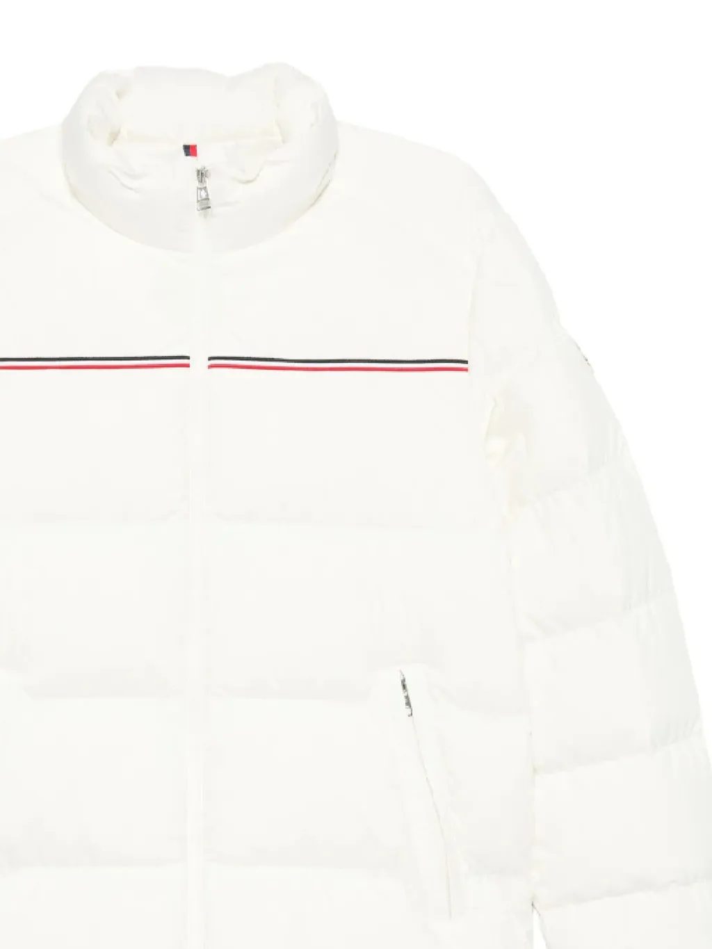 Stripe-Detail Quilted Jacket