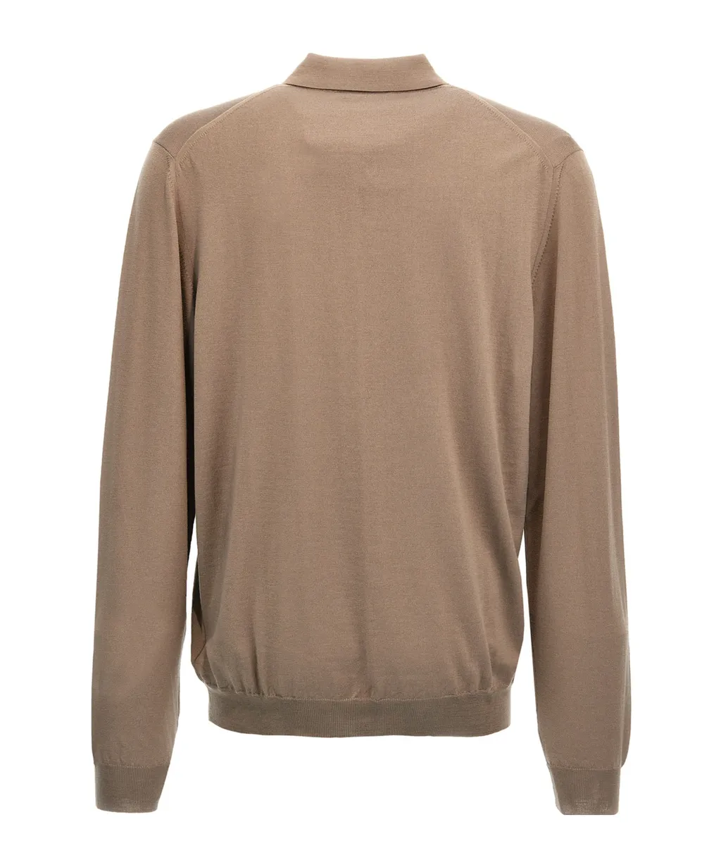 Zanone Long-Sleeve Polo Shirt