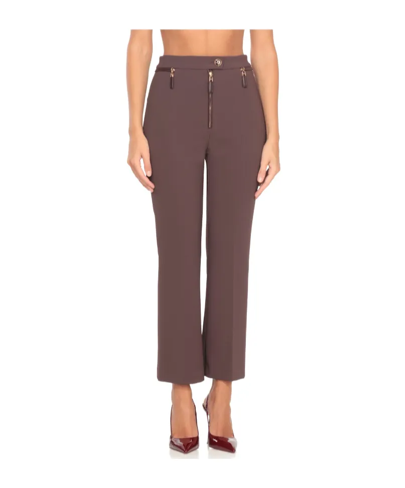 Elisabetta Franchi Slim Fit Trousers