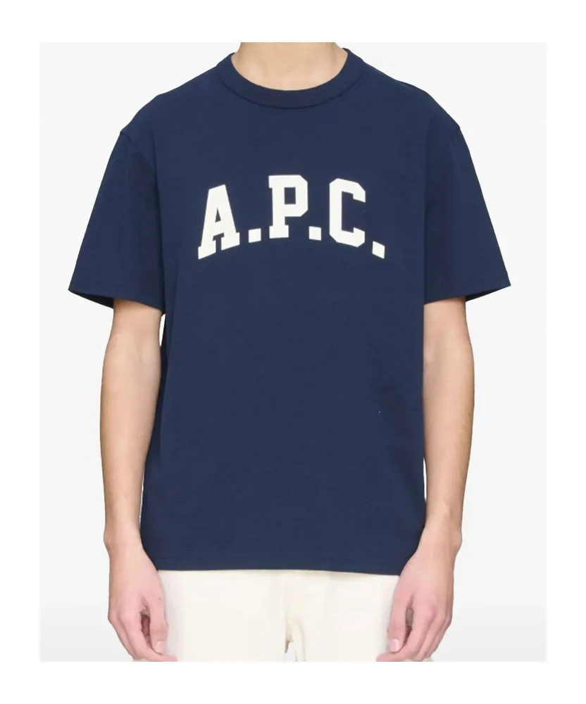 A.P.C. Logo Printed Crewneck T-Shirt