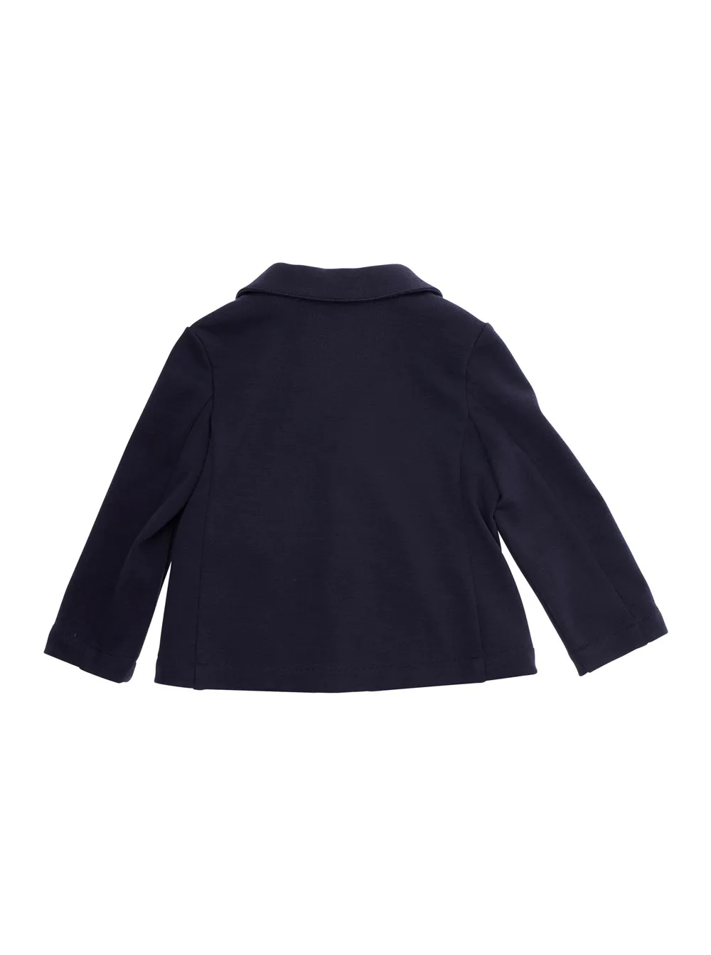 Embroidered-Logo Two-Button Blazer