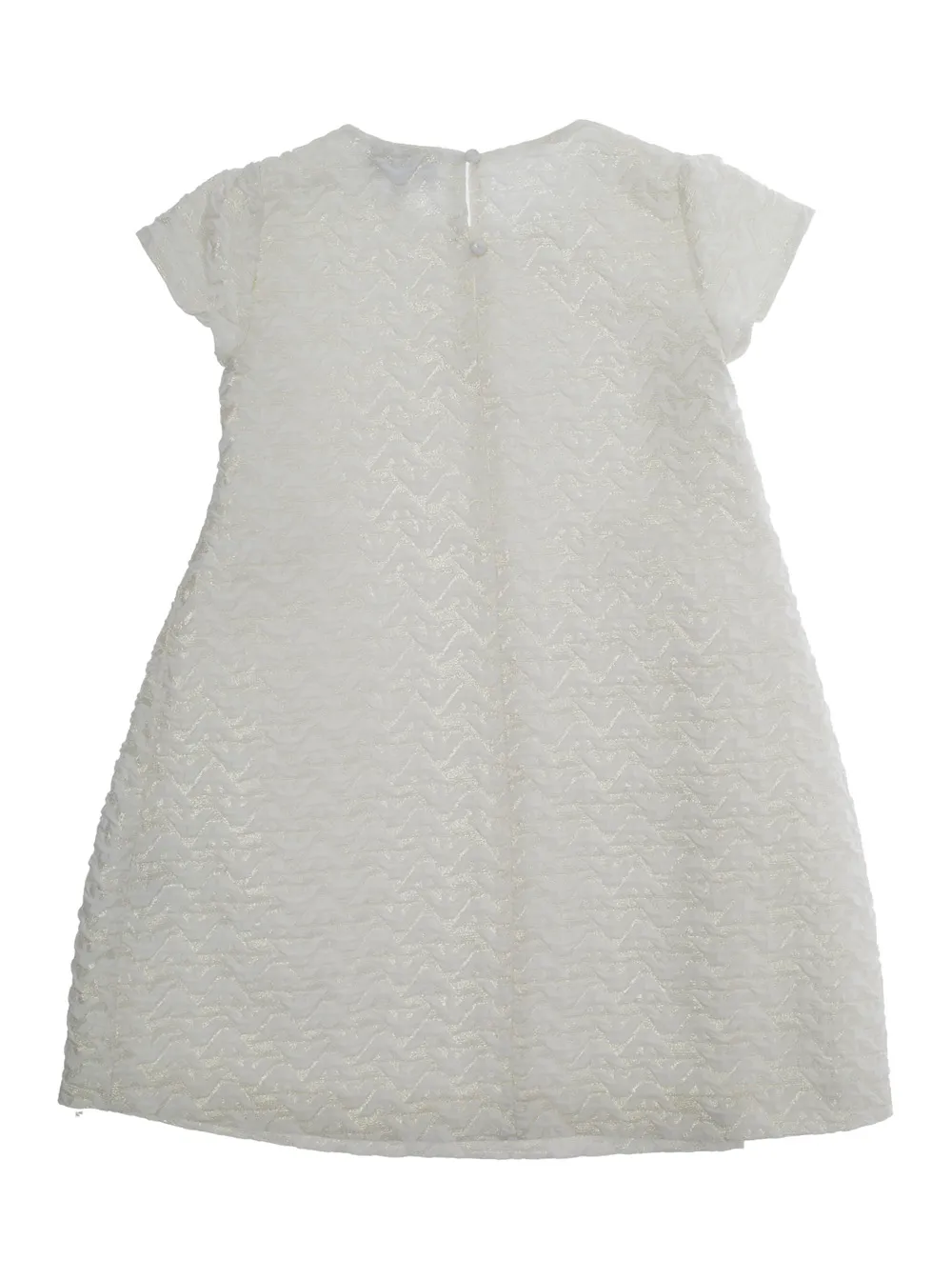 Emporio Armani Kids Bow-Detailed Crewneck Dress