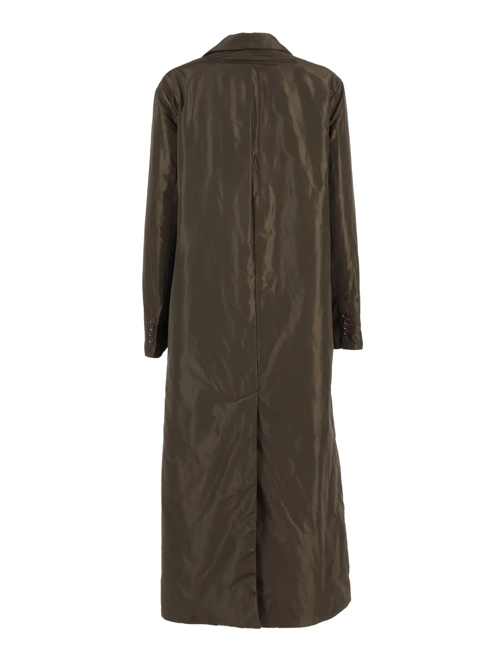 Button-Front Flap Pocket Coat
