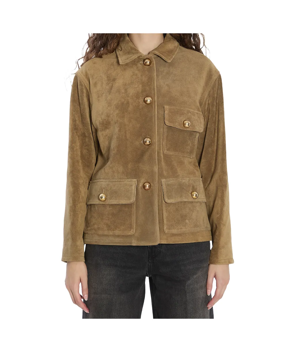 Arma Rosia Suede Jacket
