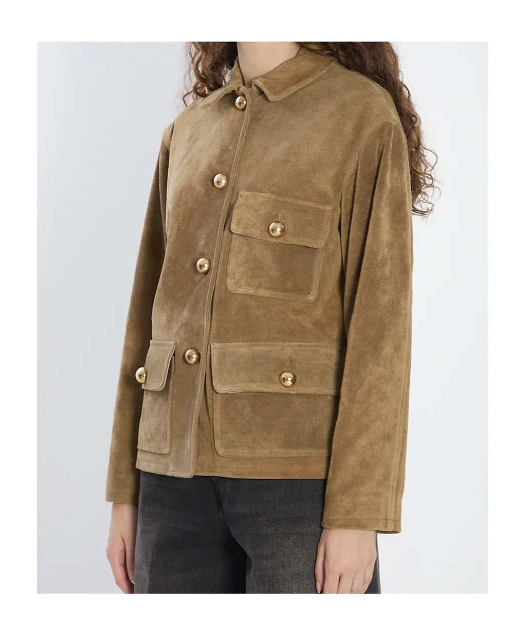Arma Rosia Suede Jacket