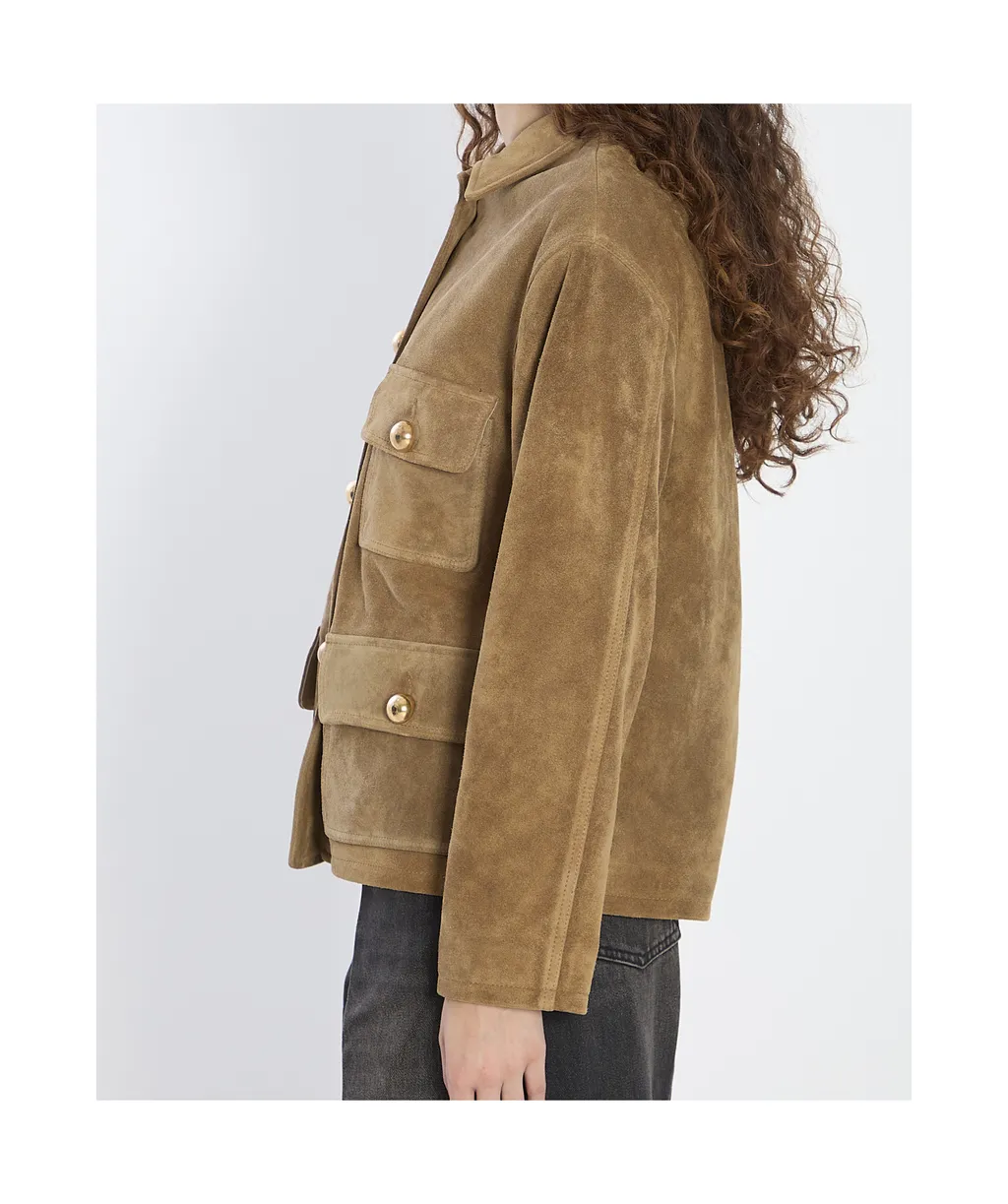 Arma Rosia Suede Jacket