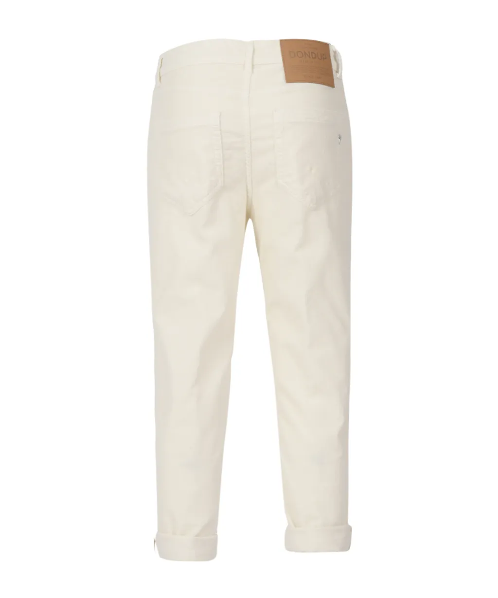 Dondup Logo-Patch Cropped Trousers