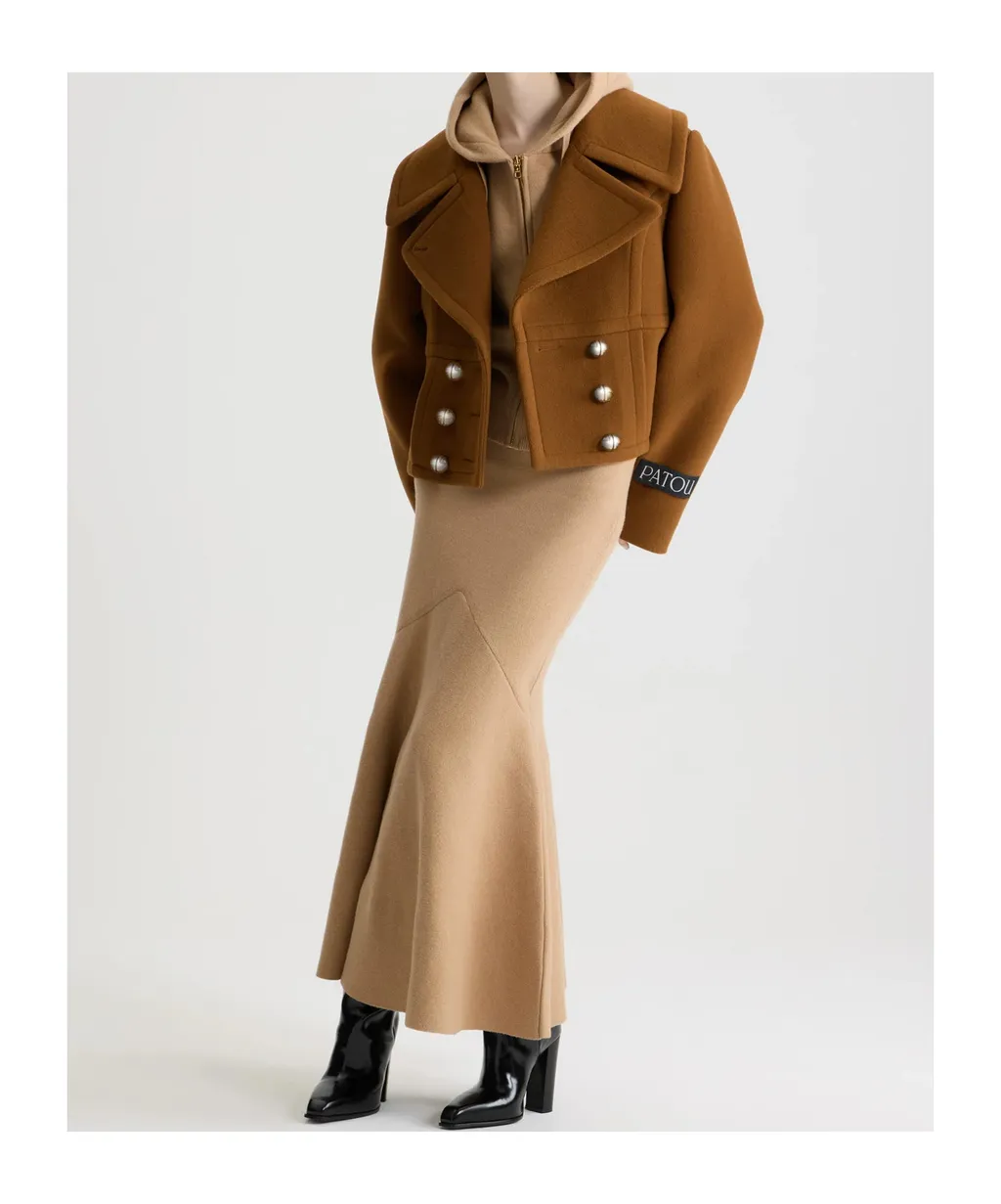 Double-Breasted Wool Jacket
