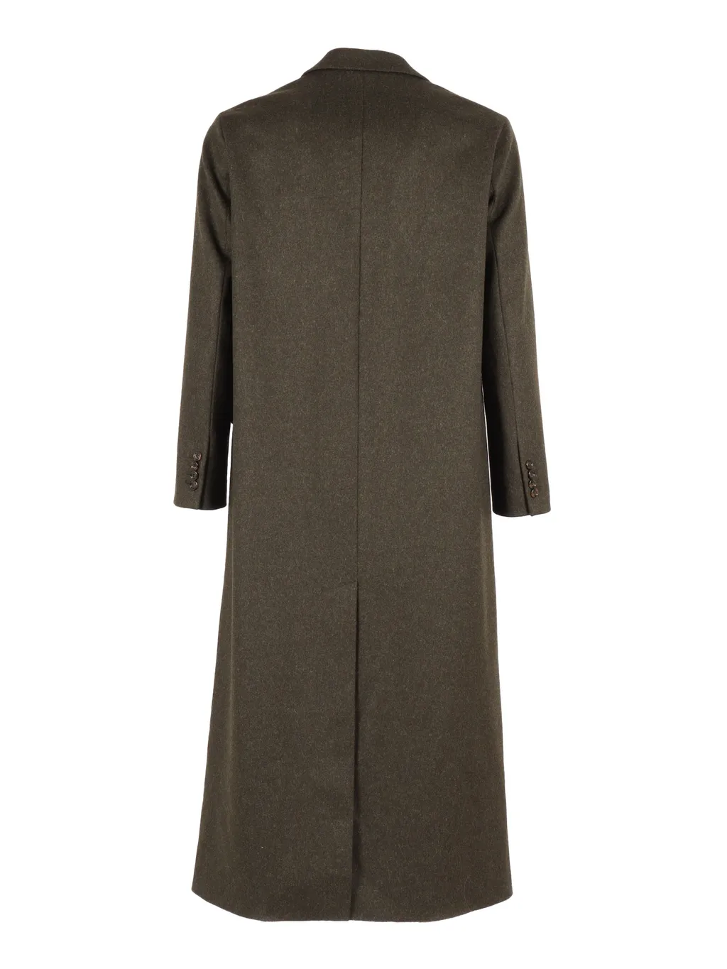 Three-Button Wool Coat