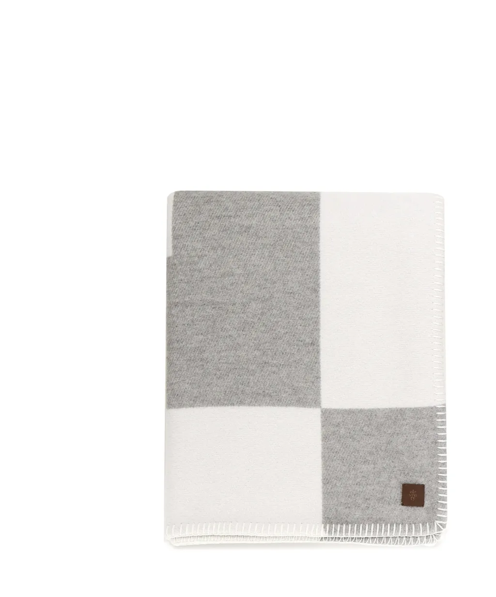Eleventy Logo Wool-Cashmere Throw