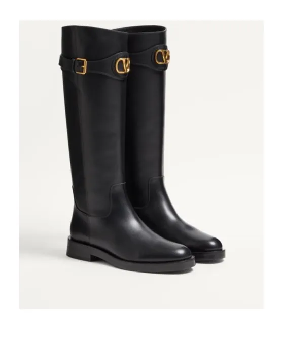 Vlogo Signature Calfskin Boot 30Mm