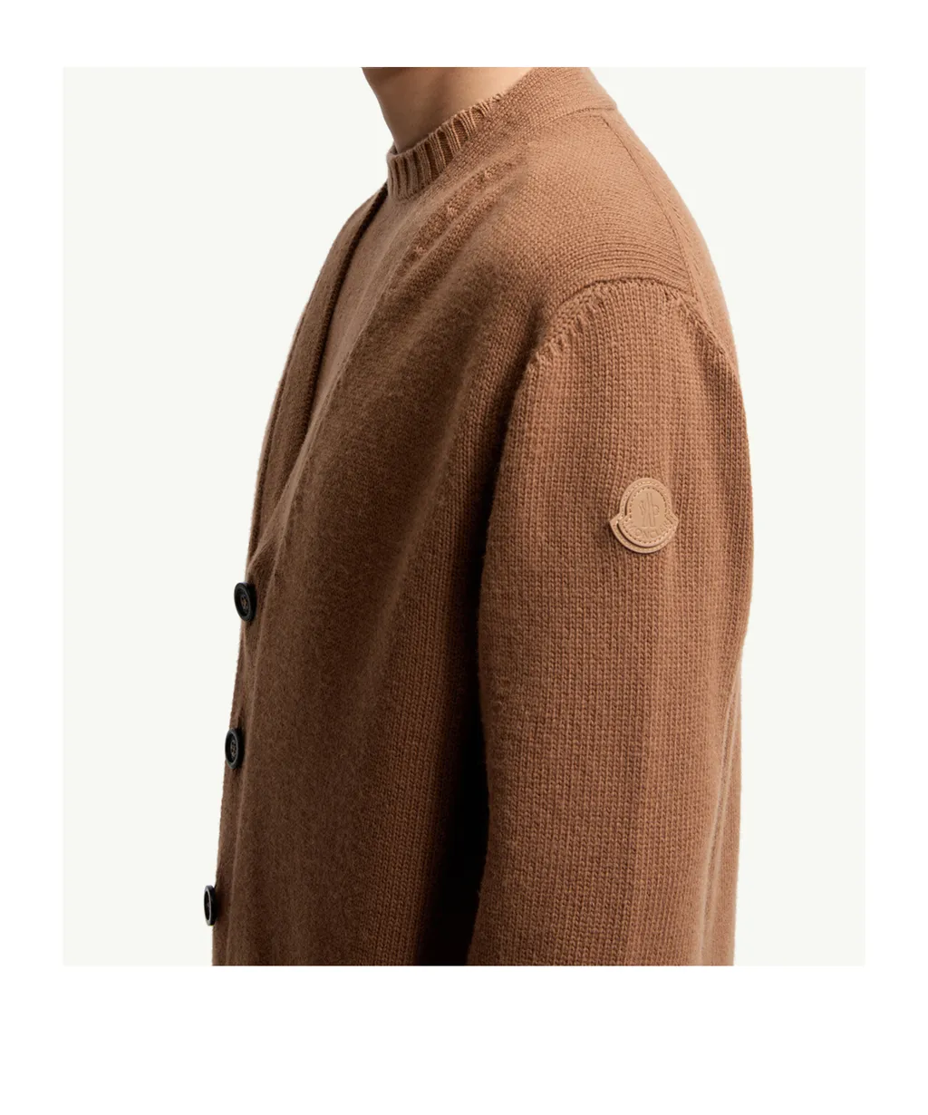 Moncler V-Neck Button-Up Cardigan