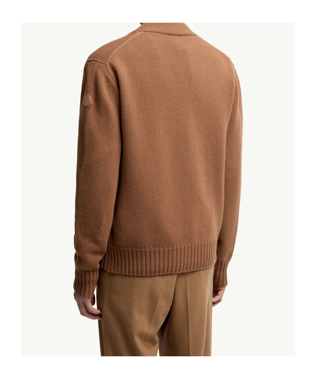 Moncler V-Neck Button-Up Cardigan