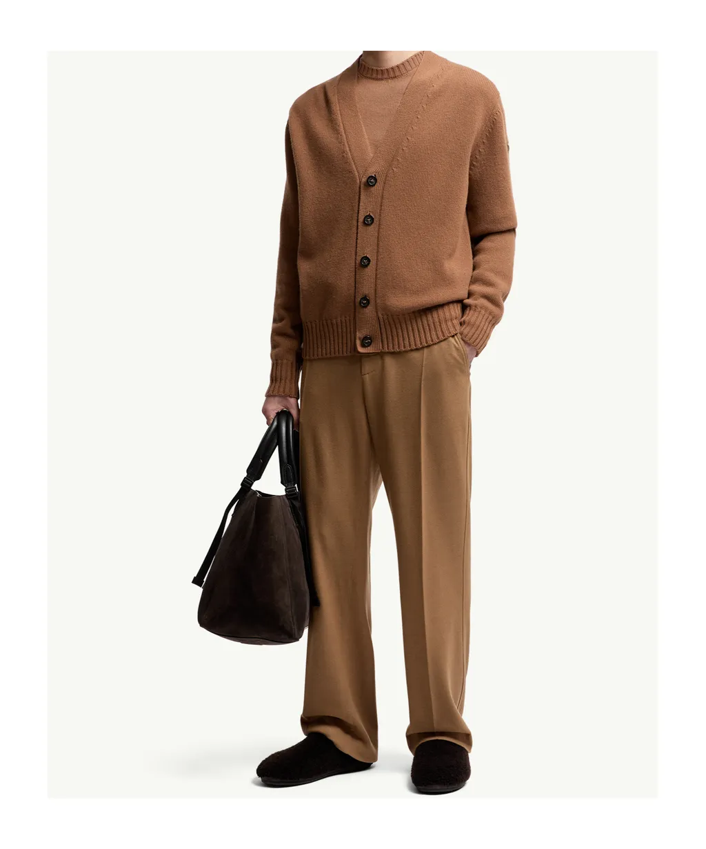 Moncler V-Neck Button-Up Cardigan