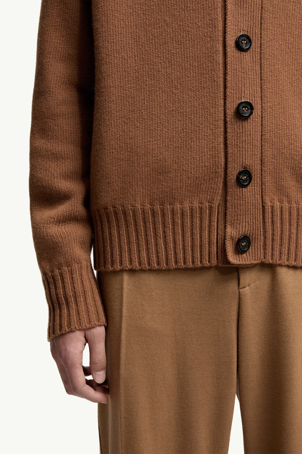 Moncler V-Neck Button-Up Cardigan