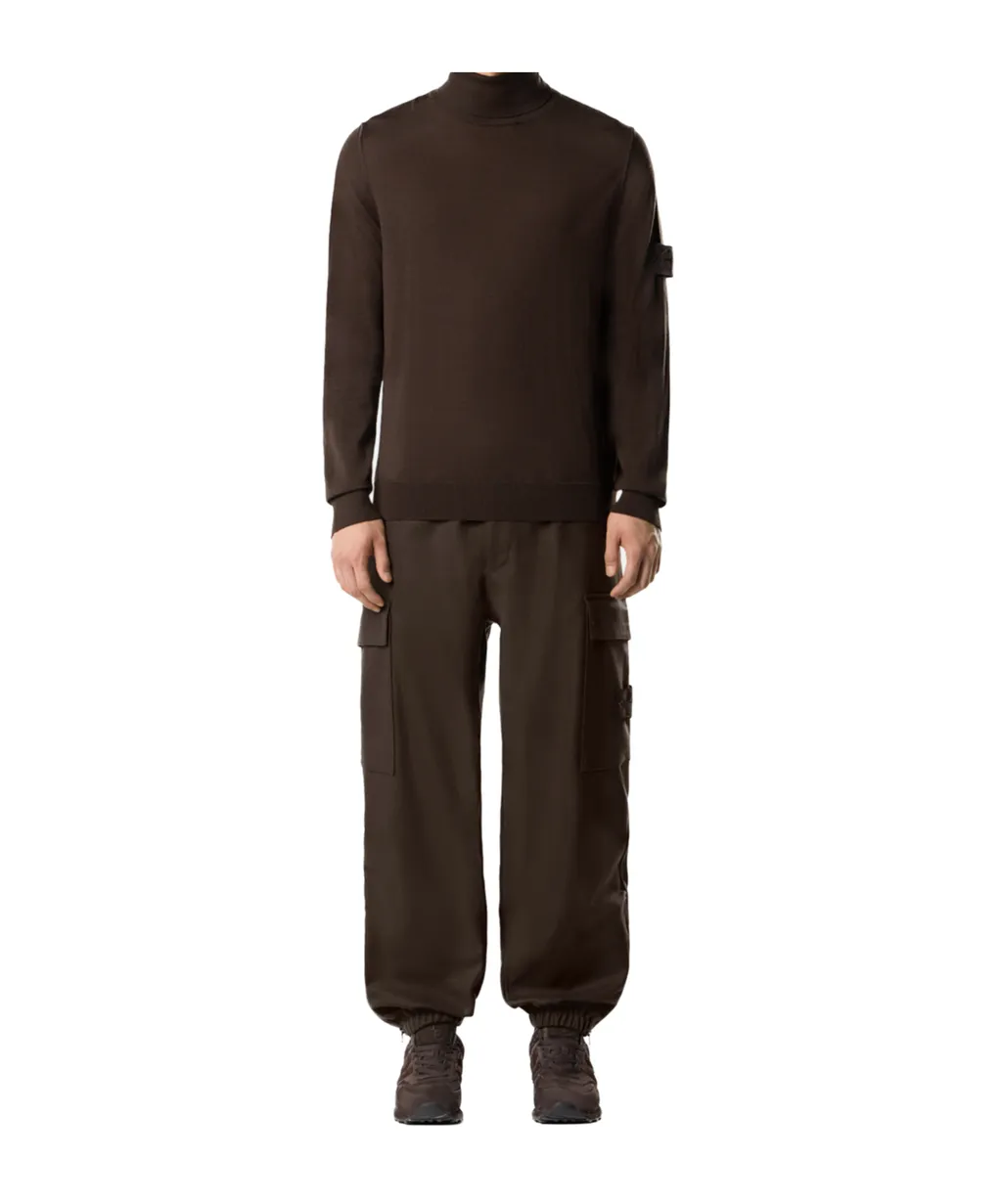 Loose-Fit Cargo Trousers With Elasticated Zipped Cuffs