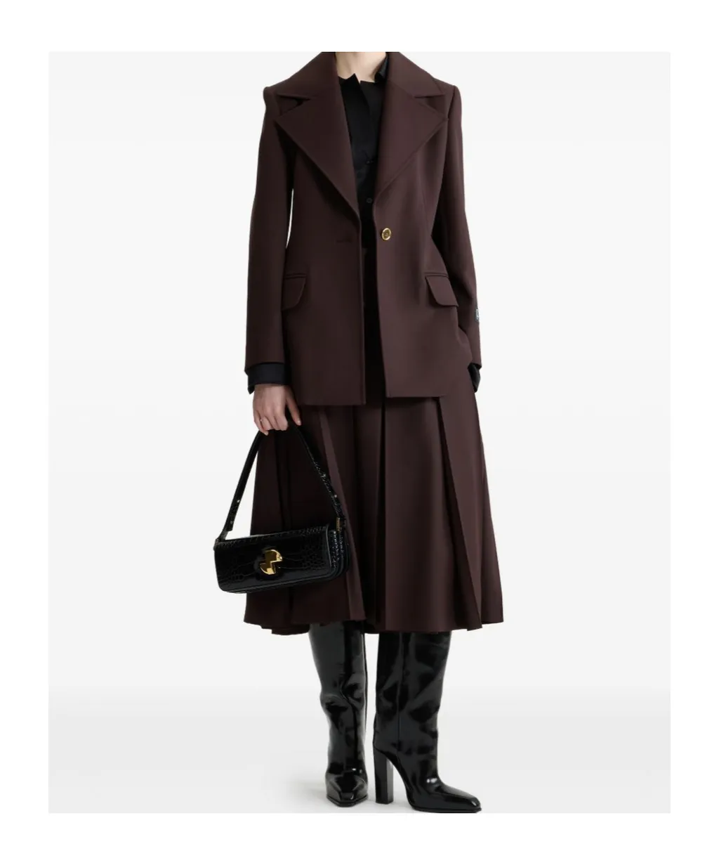 Patou Collared Belted Coat
