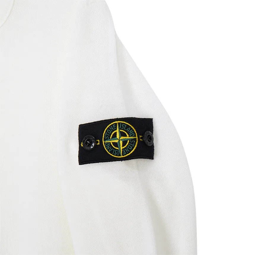 Stone Island Junior Compass Patch Crewneck Jumper