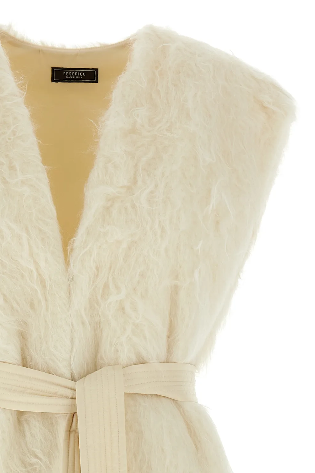 Peserico Tie-Waisted Fur Vest