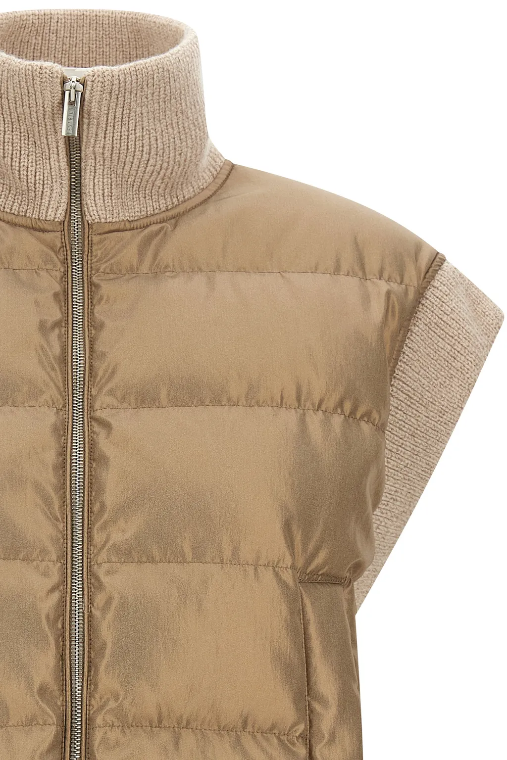 Peserico High-Neck Down Vest