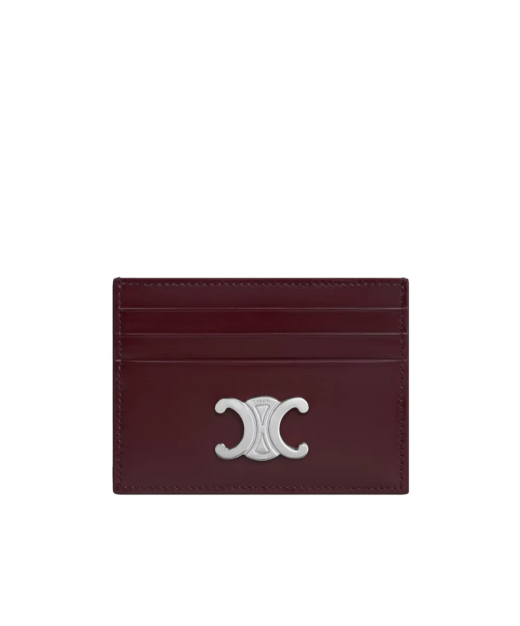 Card Holder Triomphe In Shiny Calfskin