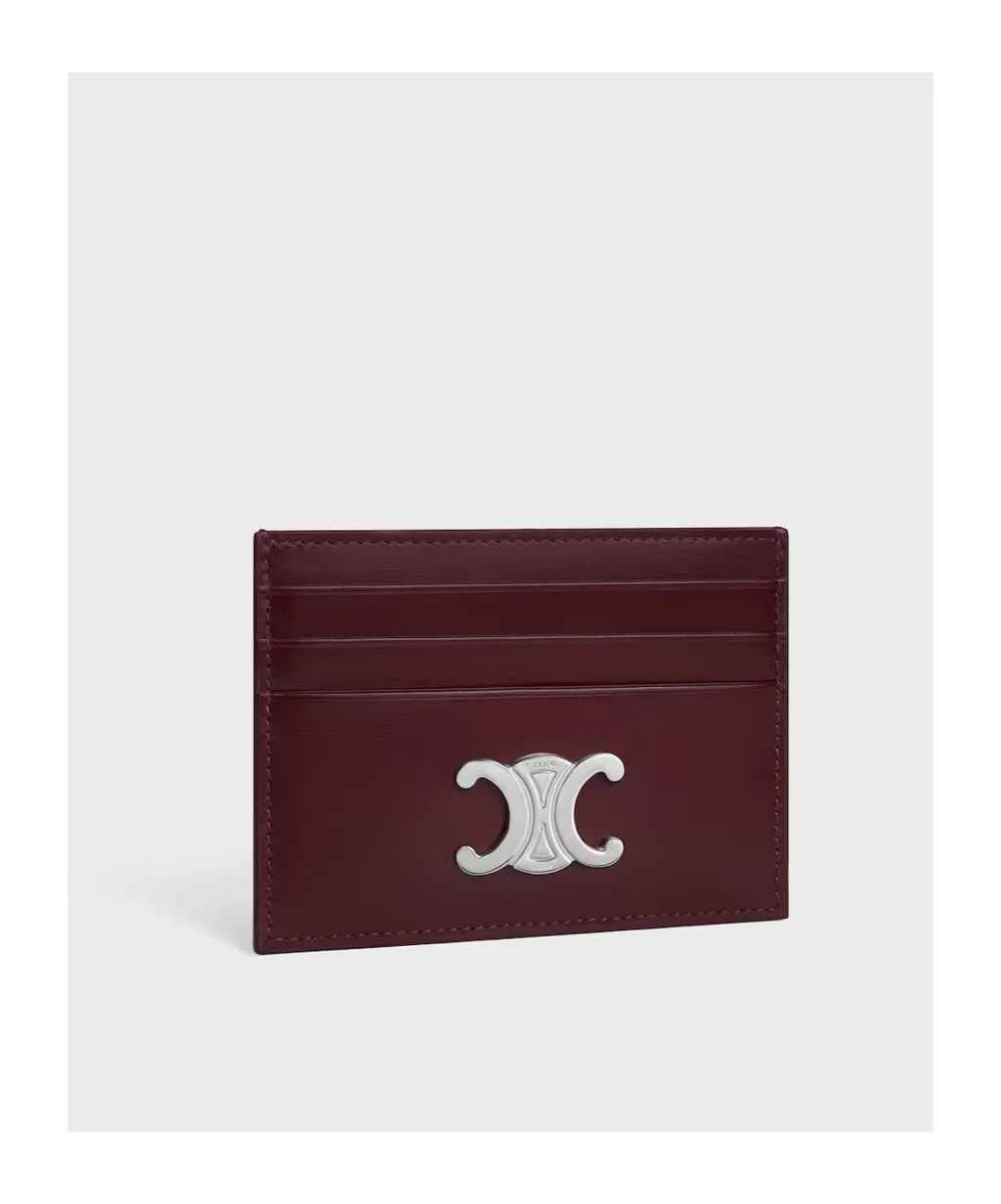 Card Holder Triomphe In Shiny Calfskin