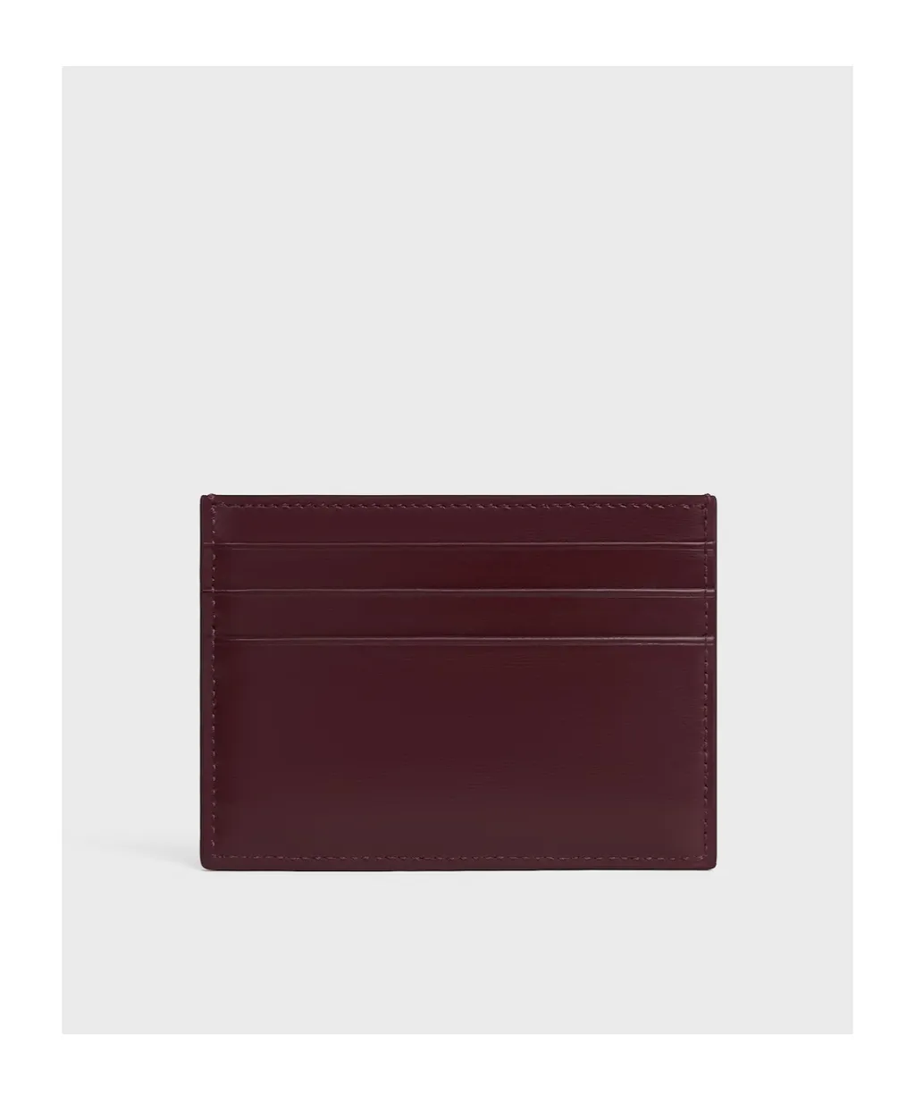 Card Holder Triomphe In Shiny Calfskin