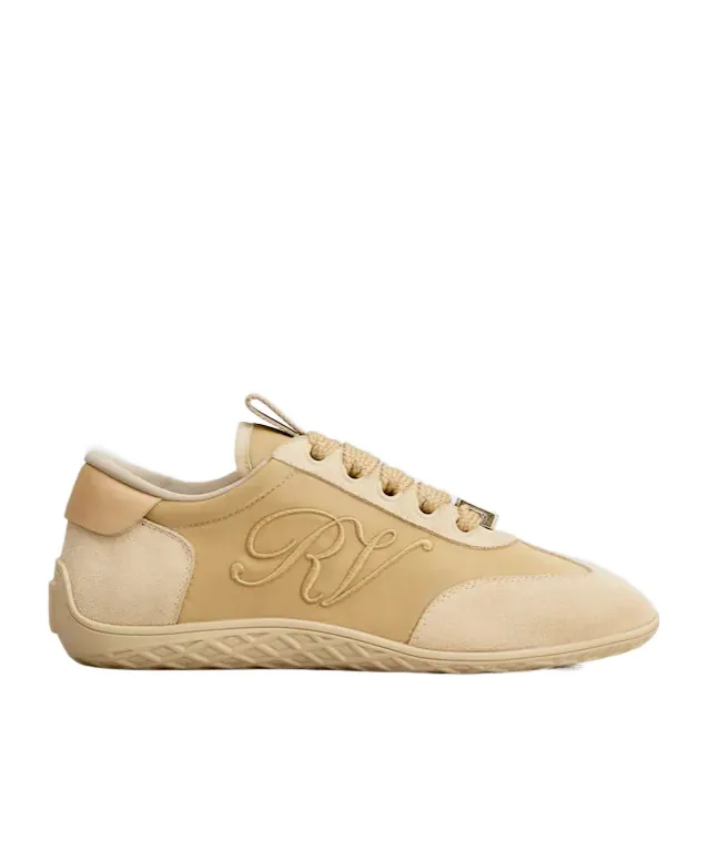 Viv Low Embroidered-Logo Sneakers
