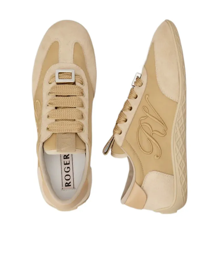 Viv Low Embroidered-Logo Sneakers