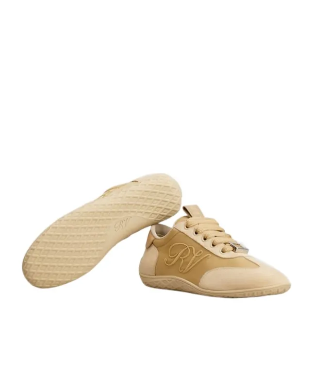 Viv Low Embroidered-Logo Sneakers