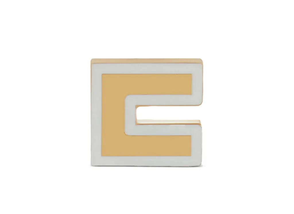 Logo Square Earrings
