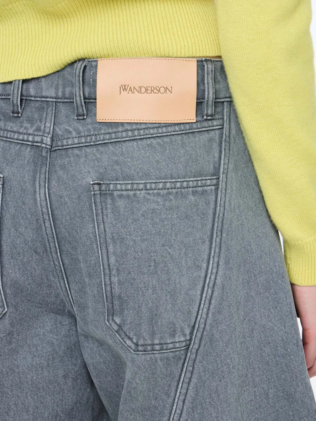 Panelled Denim Trousers