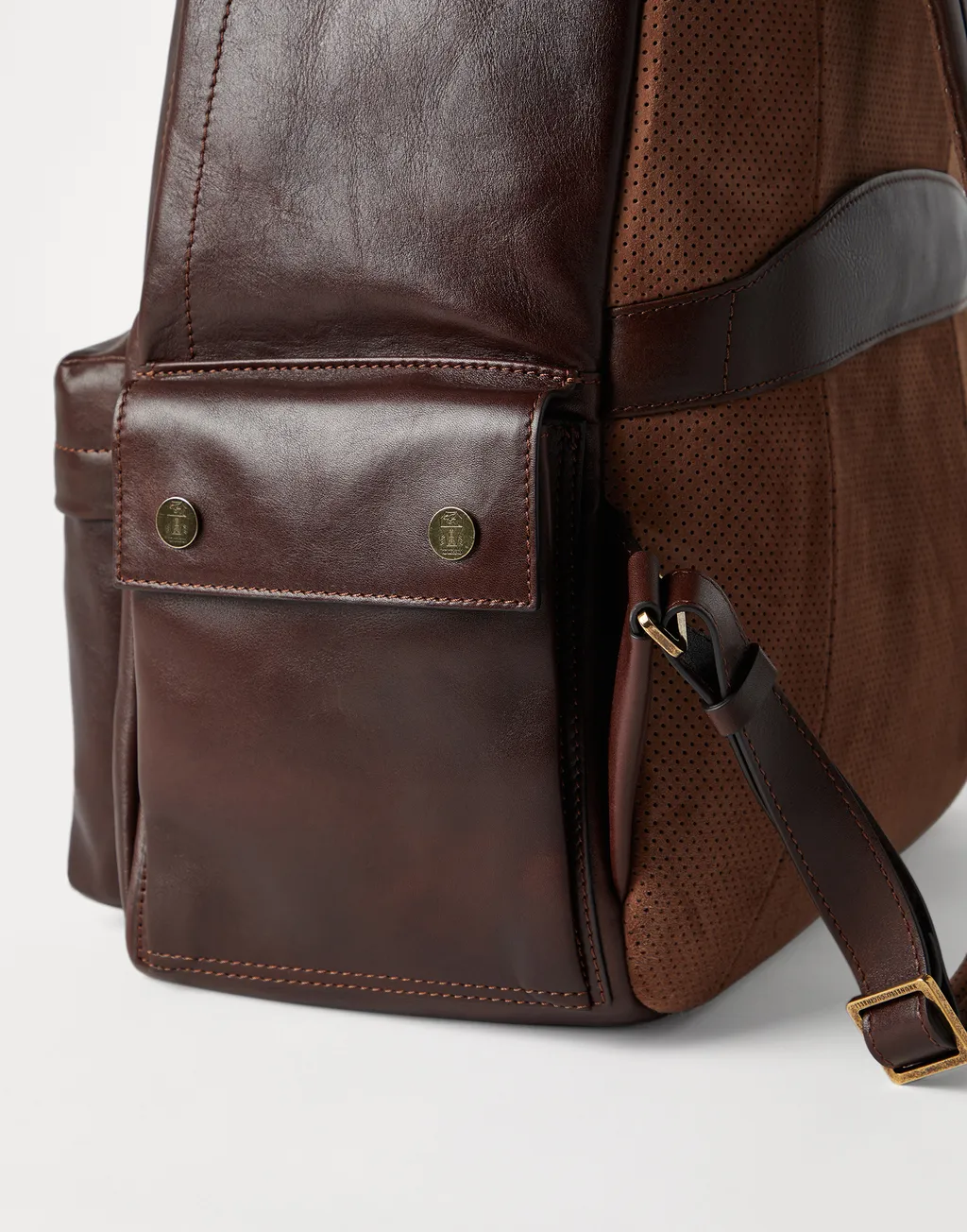 Brunello Cucinelli Zip-Up Travel Backpack