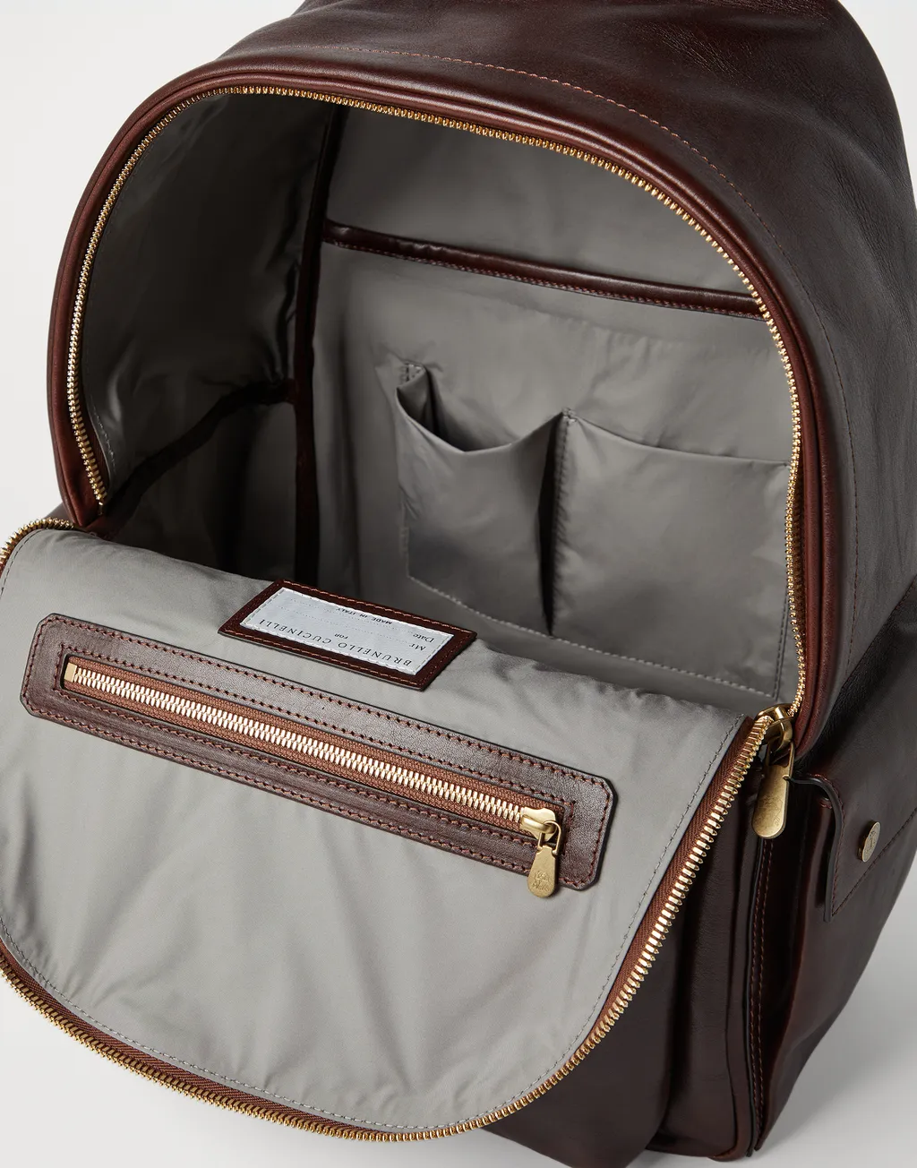Brunello Cucinelli Zip-Up Travel Backpack