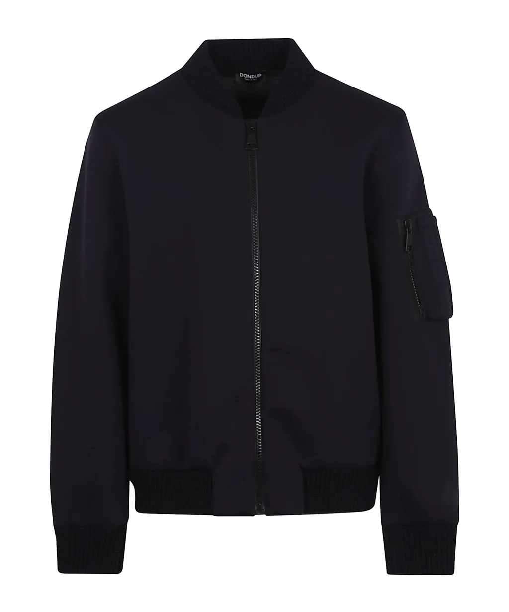 Zip-Fastening Bomber Jacket